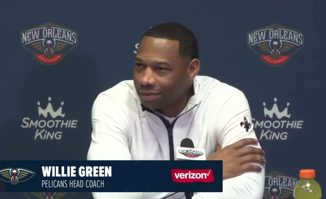 Willie Green on tale of two halves in Denver loss | Pelicans vs Nuggets Postgame Interview 1/24/23