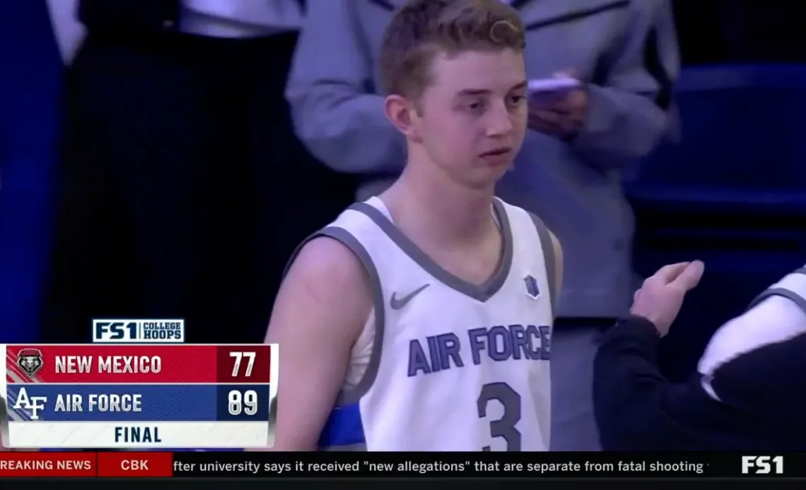 Air Force's Jake Heidbreder scores 26 points in Falcons' dominating 89-77 win over New Mexico