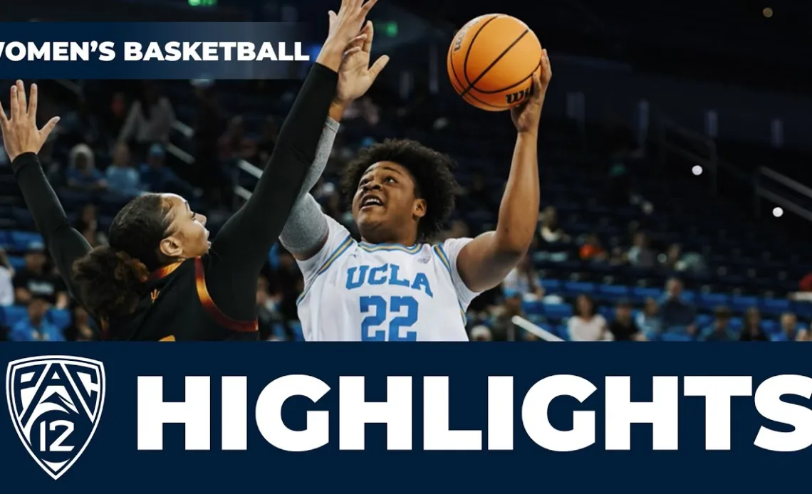 Arizona State vs. No. 14 UCLA | Game Highlights | College Women's Basketball | 2022-23 Season