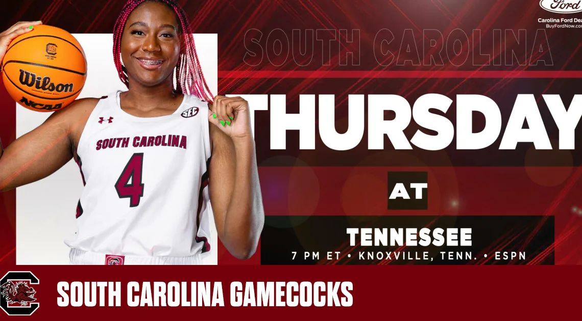 Gamecocks at Tennessee Thursday – University of South Carolina Athletics