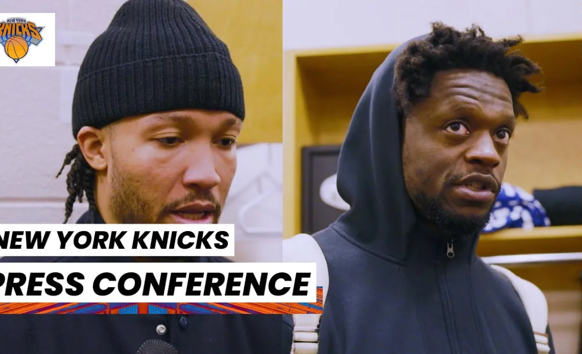 Jalen Brunson + Julius Randle | NY Knicks Media Availability (February 10, 2023)