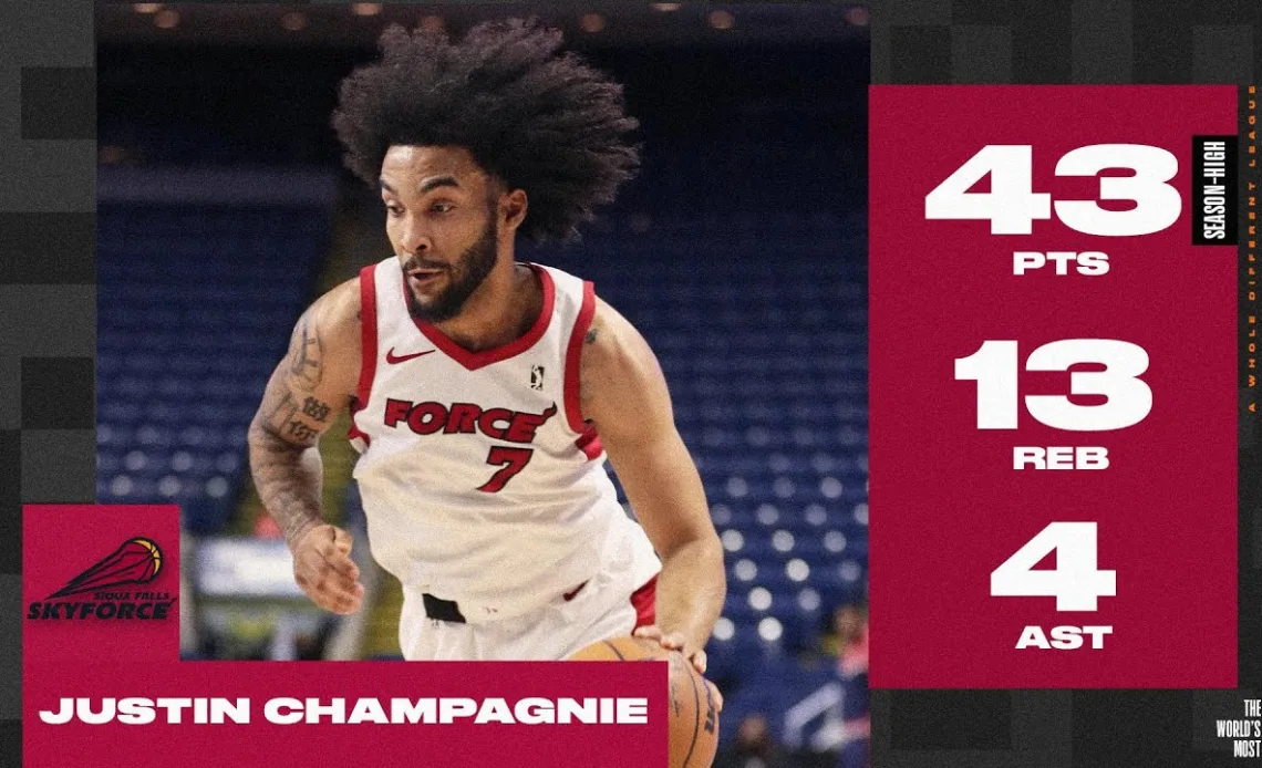Justin Champagnie Puts Up a MASSIVE 43 PTS and 13 REB Performance!