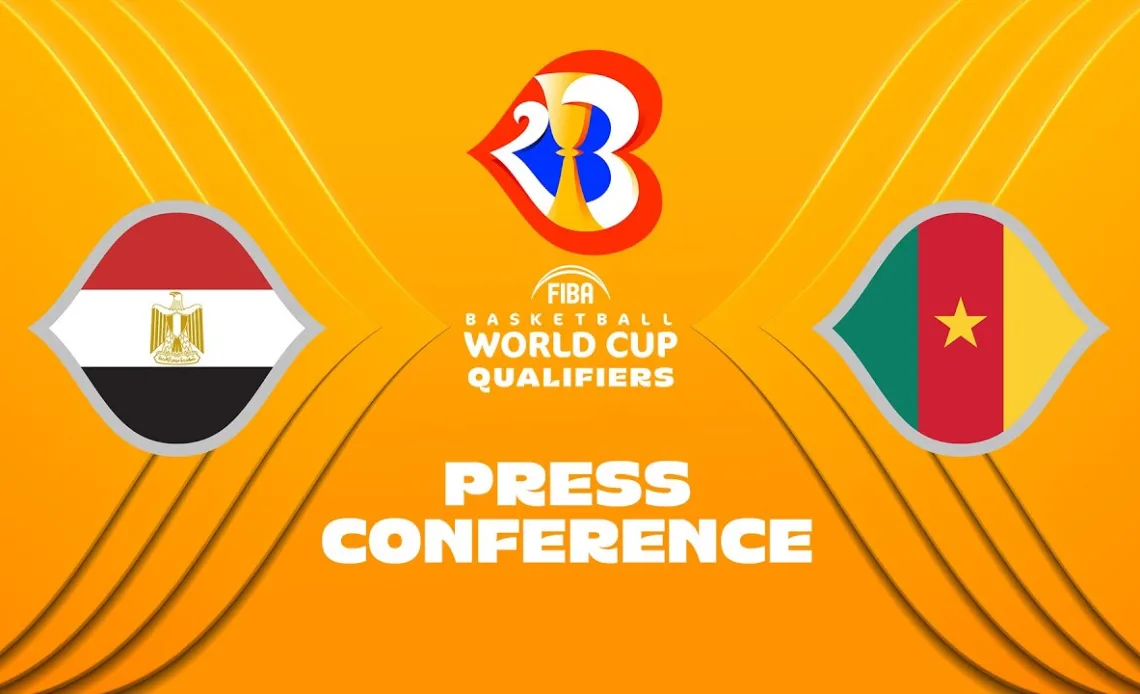 LIVE - Egypt v Cameroon - Press Conference | FIBA Basketball World Cup 2023 African Qualifiers