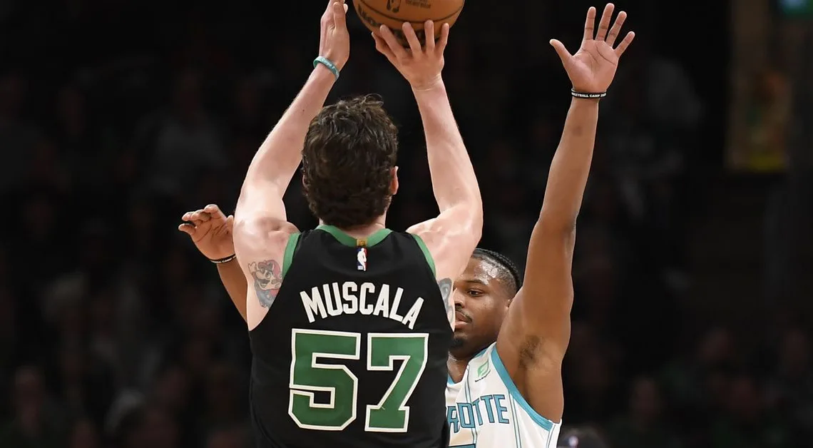 New Addition Mike Muscala gives Boston a boost in Celtics debut