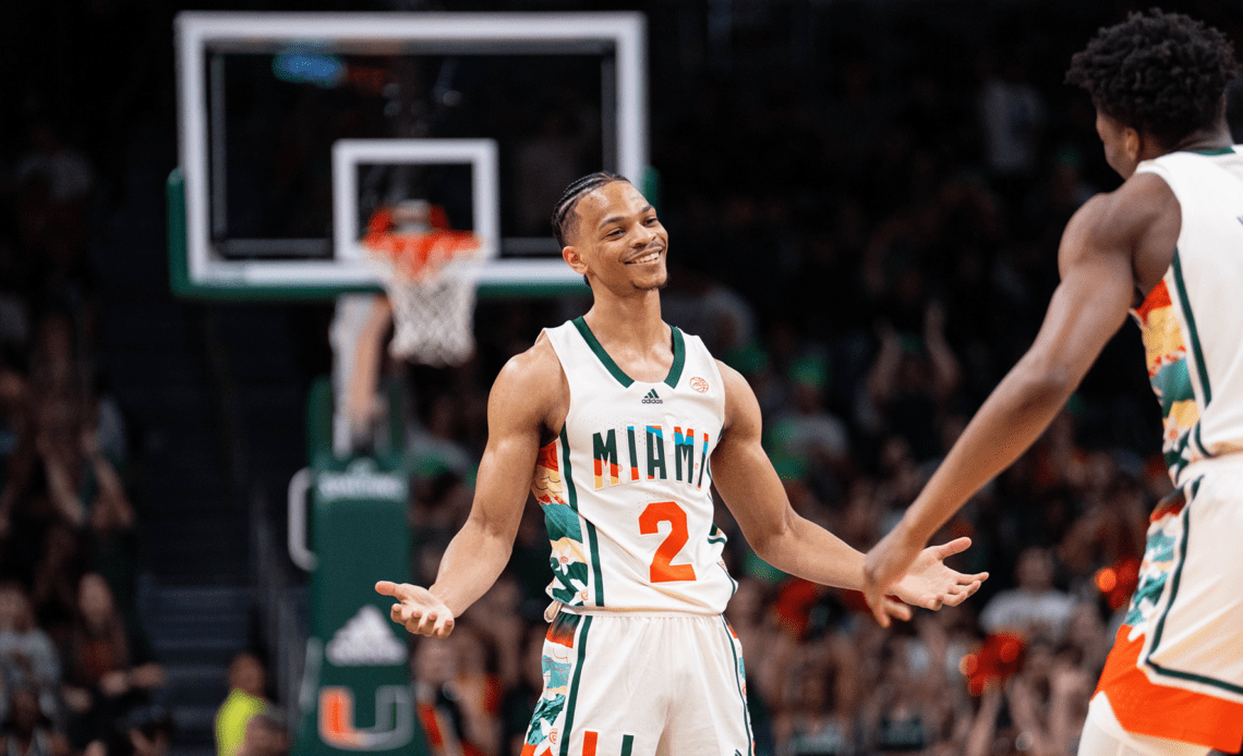 No. 15 Miami Stays Undefeated at Home with 96-87 Win Over Wake