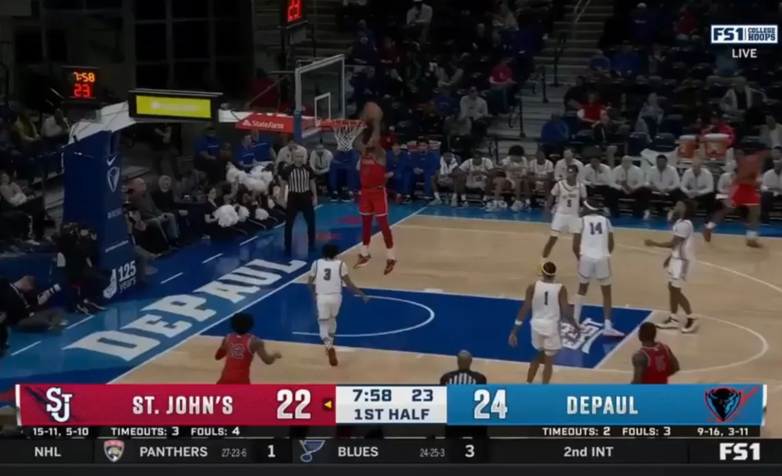 St. John's Joel Soriano gets it done with slam dunk over DePaul