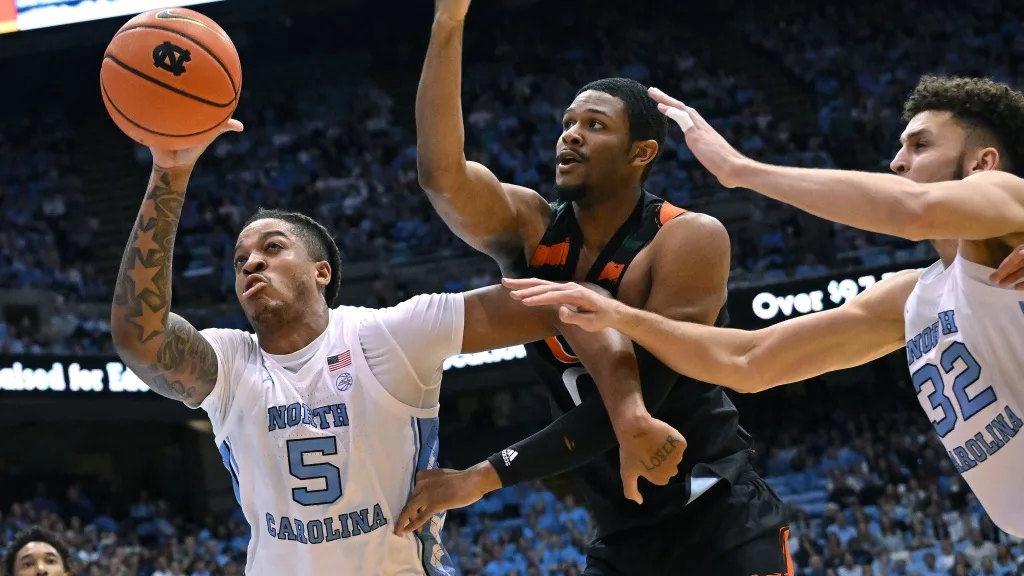 Tar Heels hit historic mark in loss to Miami