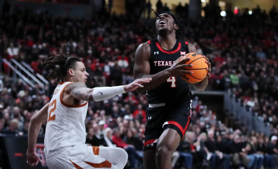 Texas Tech upsets No. 6 Texas as Longhorns lose solo possession of first place in Big 12 standings