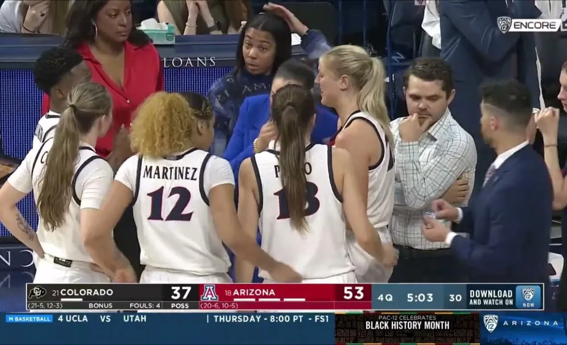 Vonleh EJECTED After Throwing Reese To The Ground By The Neck | #21 Colorado vs #18 Arizona Wildcats