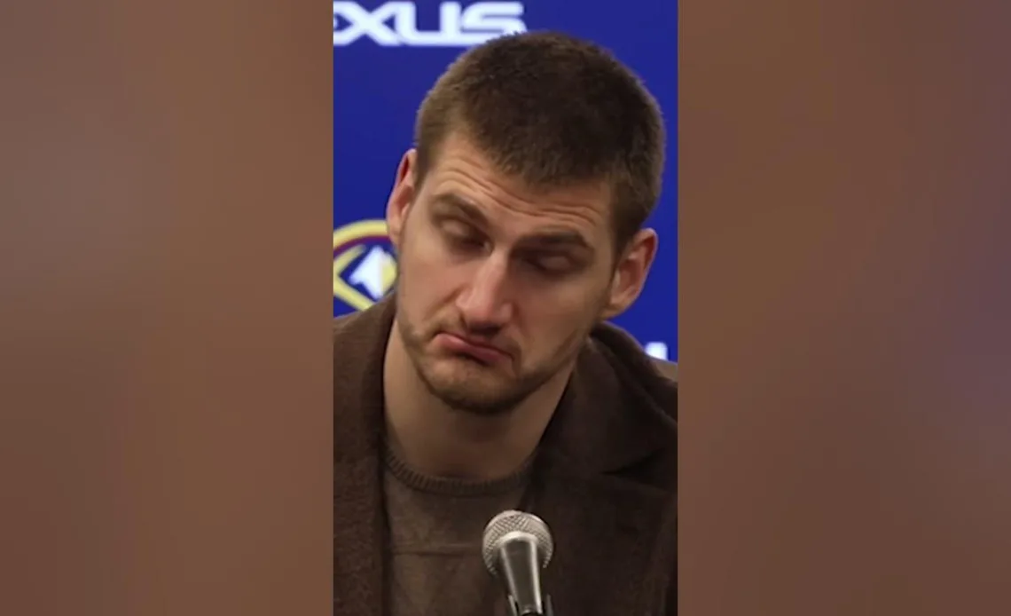 You can tell in the “oooooo” that Nikola is excited about averaging 25/11/10 this season 😤