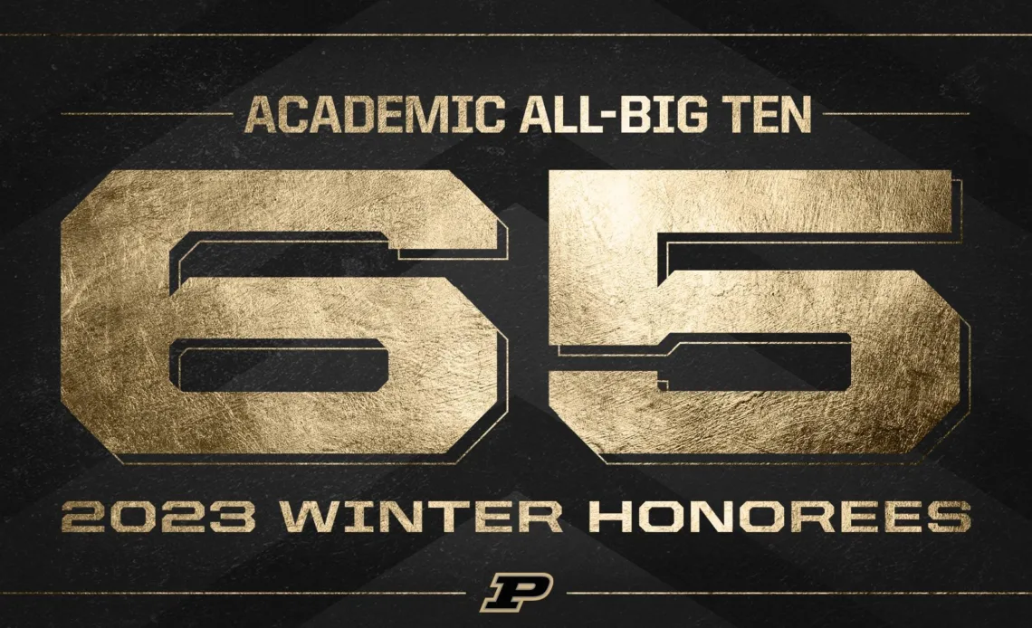 65 Boilermakers Earn Winter Academic All-Big Ten Accolades