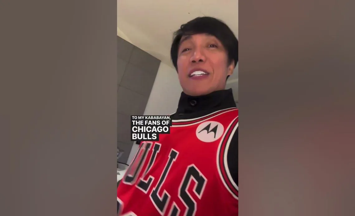 🇵🇭 Arnel Pineda, lead singer of Journey, has a message for Filipinos Chicago Bulls fans!