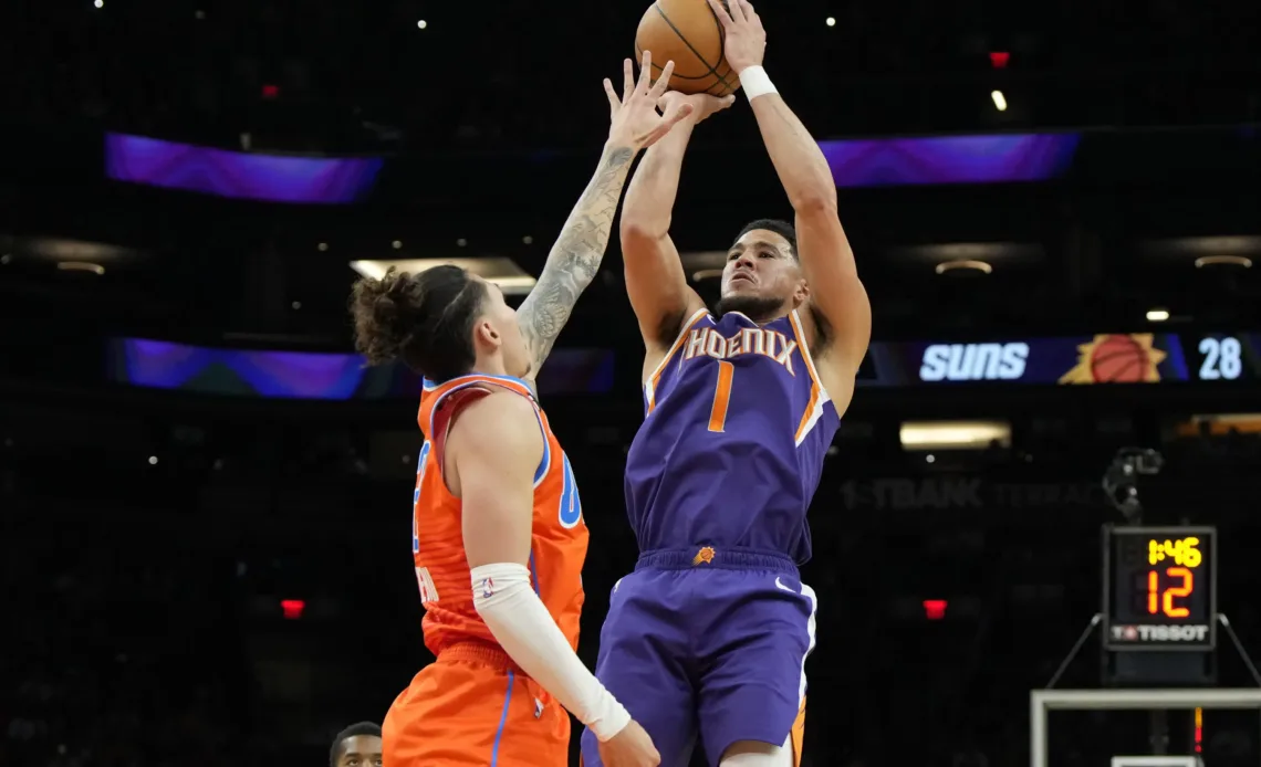 Booker, Ross help Suns rout Thunder after Durant injured