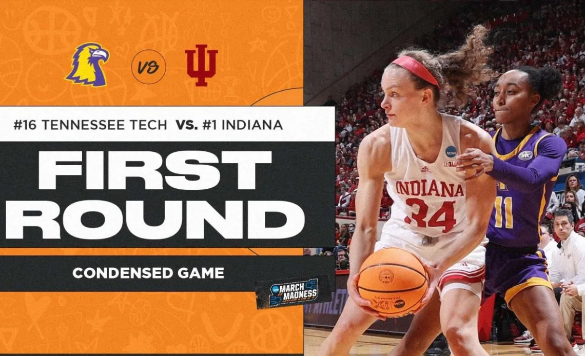 Indiana vs. Tennessee Tech - First Round NCAA tournament extended highlights
