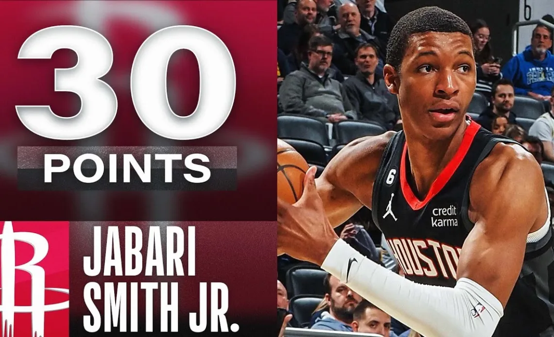 Jabari Smith Jr. Scores CAREER-HIGH 30 Points vs Pacers | March 9, 2023