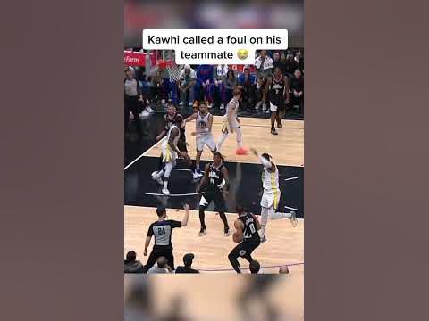 Kawhi and the ref were in perfect sync 🤣 | #shorts