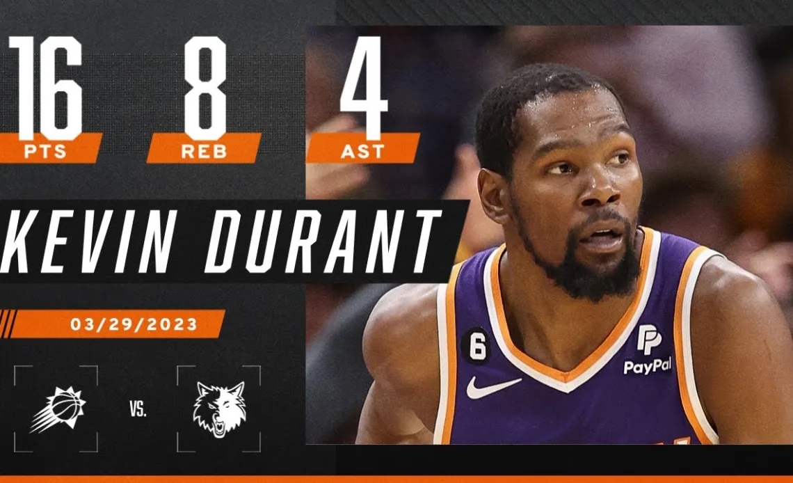 Kevin Durant TOP PLAYS from Suns home debut 🔥