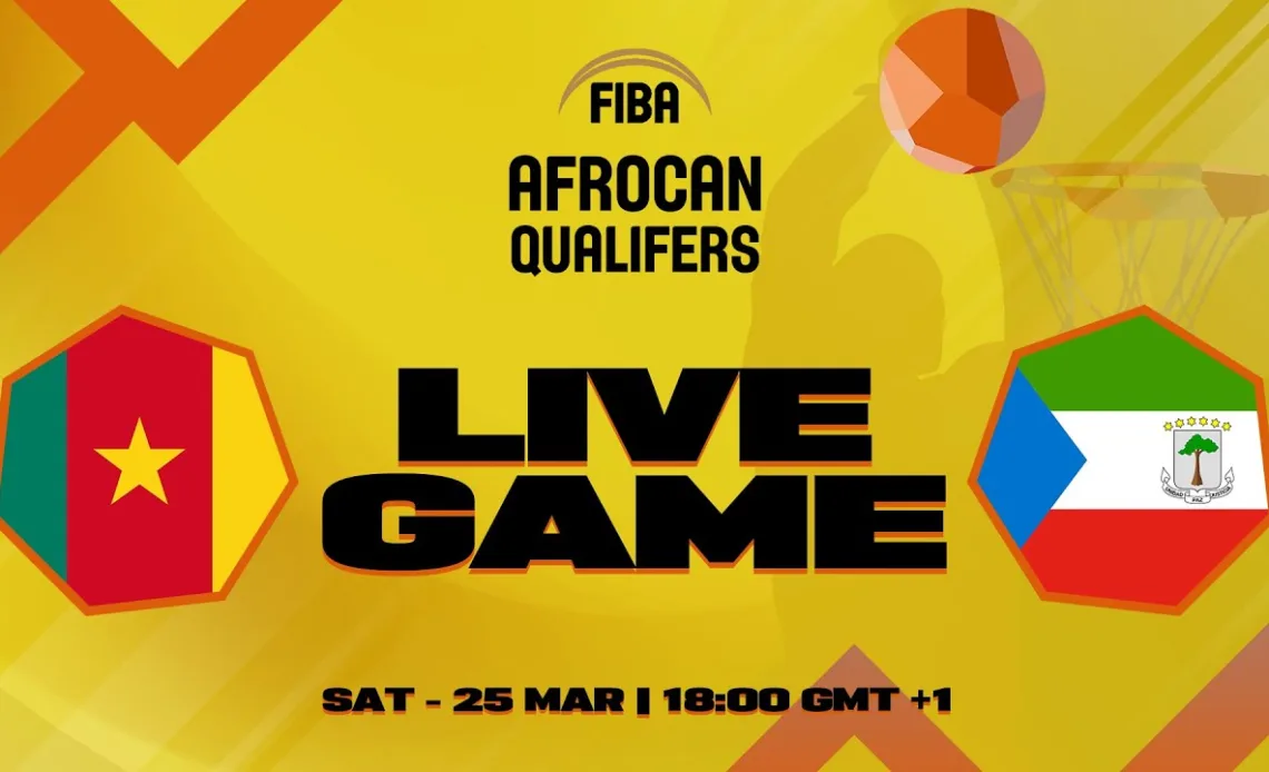 LIVE - Cameroon v Equatorial Guinea | FIBA AfroCan - Qualifiers 2023