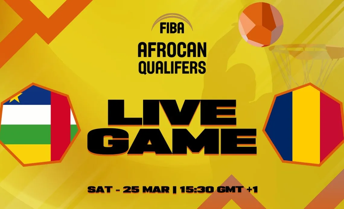 LIVE - Central African Rep. v Chad | FIBA AfroCan 2023 - Qualifiers