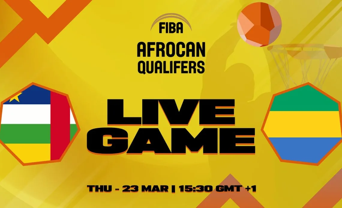 LIVE - Central African Rep. v Gabon | FIBA AfroCan - Qualifiers 2023