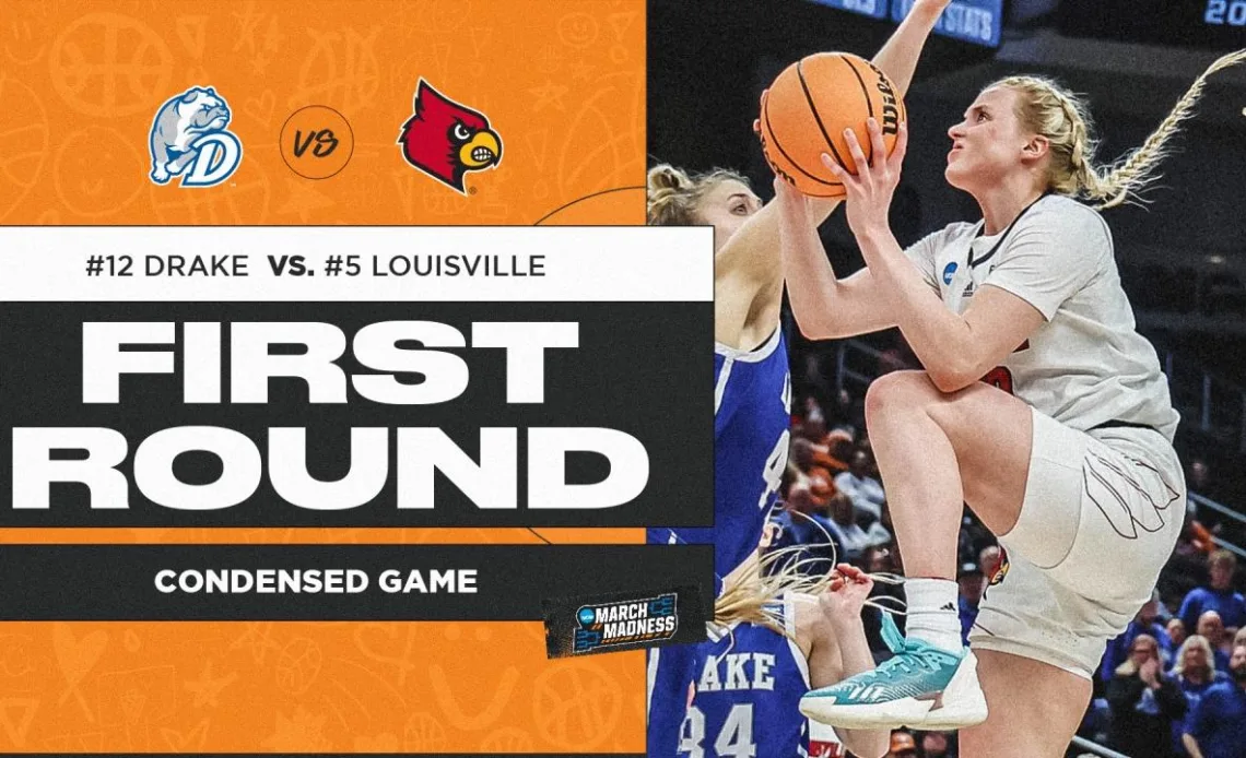 Louisville vs. Drake - First Round NCAA tournament extended highlights