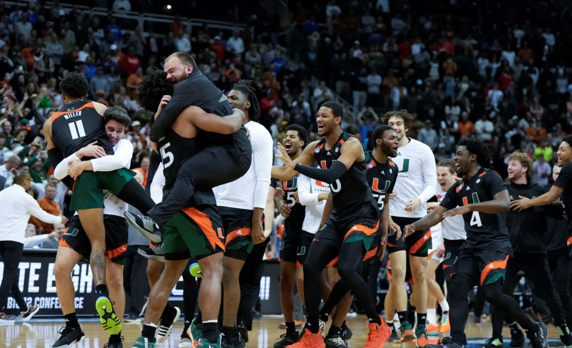 Miller, Wong Rally Miami Past Texas 88-81 for 1st Final Four