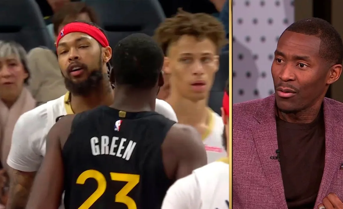 NBA on TNT crew reacts to Draymond Green & Brandon Ingram Heated Moment