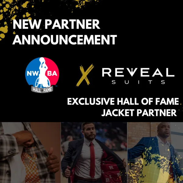 National Wheelchair Basketball Hall of Fame Partners with Reveal Suits to Offer Custom Jackets to Class of 2023 Inductees