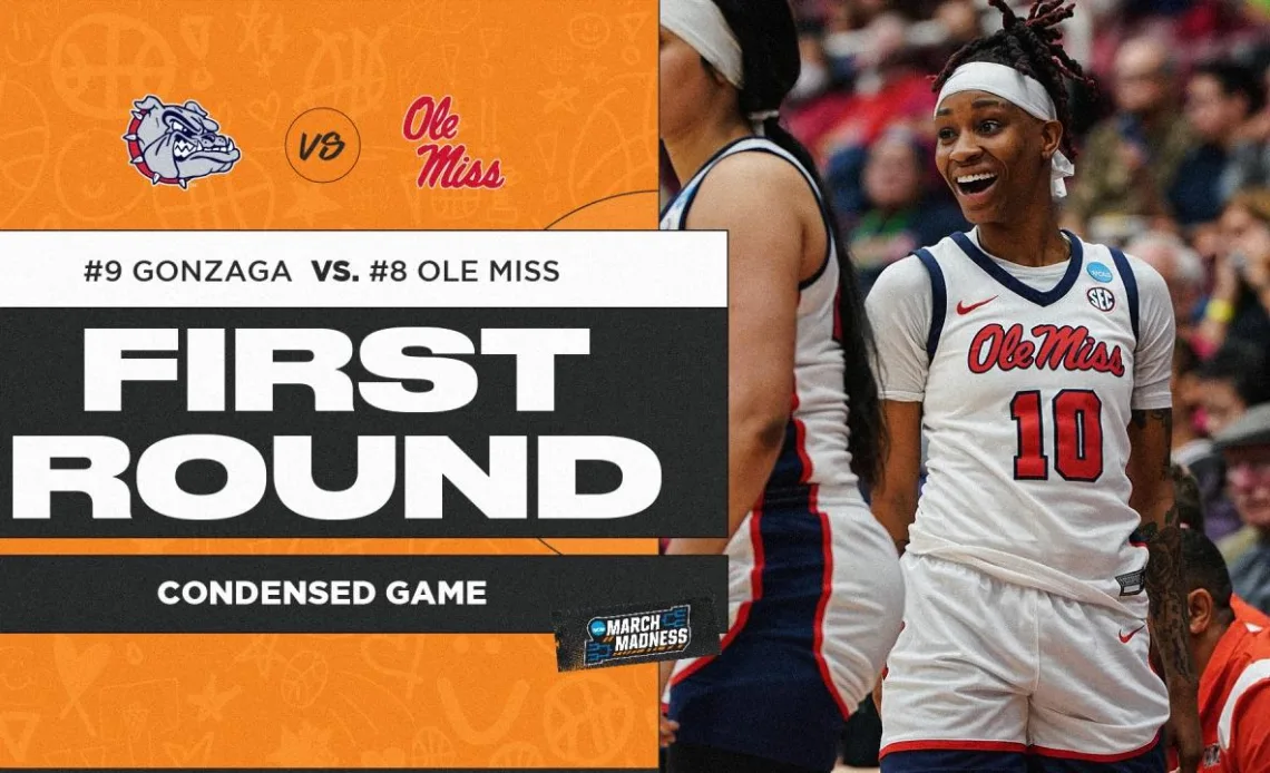 Ole Miss vs. Gonzaga - First Round NCAA tournament extended highlights