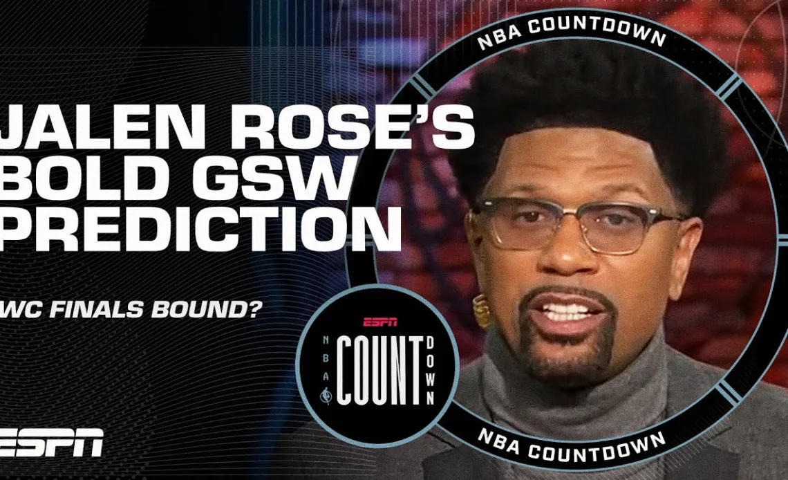 The WARRIORS will beat the SUNS & NUGGETS to make the WC Finals! - Jalen Rose | NBA Countdown