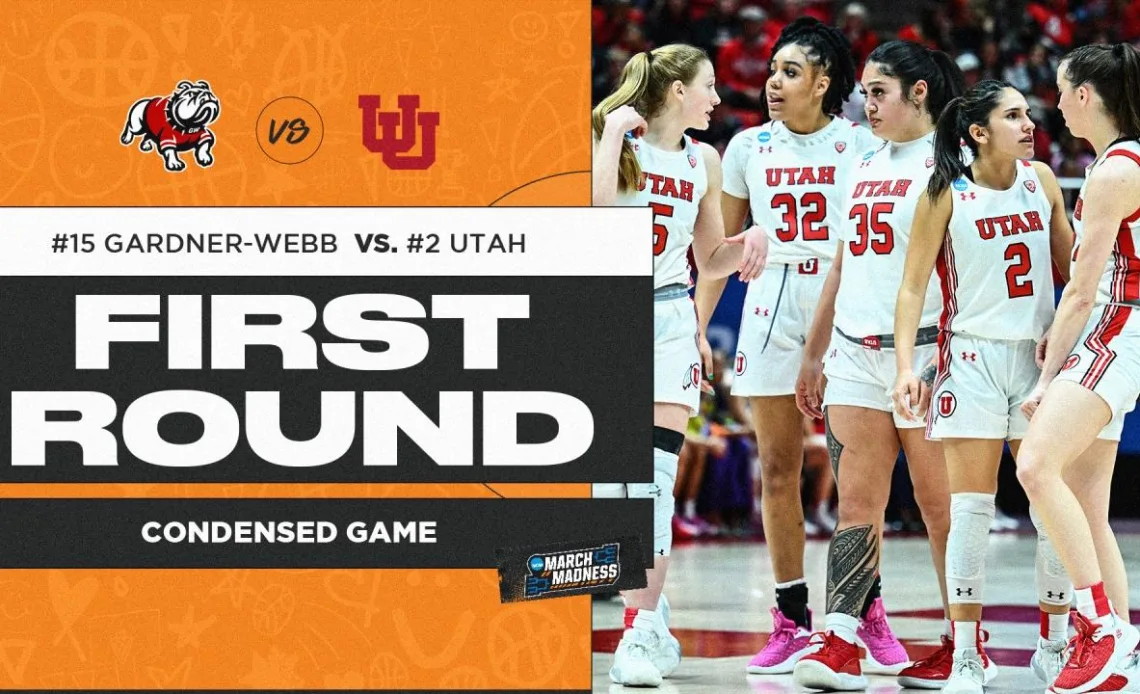 Utah vs. Gardner-Webb - First Round NCAA tournament extended highlights