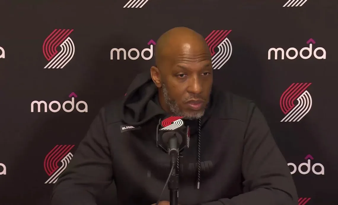 Chauncey Billups: "We play hard and we play together" | Portland Trail Blazers | Apr. 8, 2023