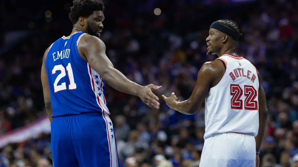 Jimmy Butler says Joel Embiid is MVP after scoring 56 points vs. Bucks