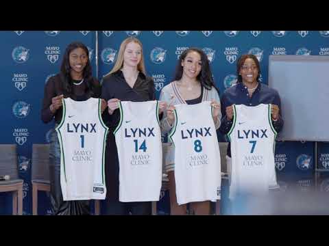 Lynx All-Access: The 2023 WNBA Minnesota Lynx Draft Class | Arrival, Tour, Press Conference