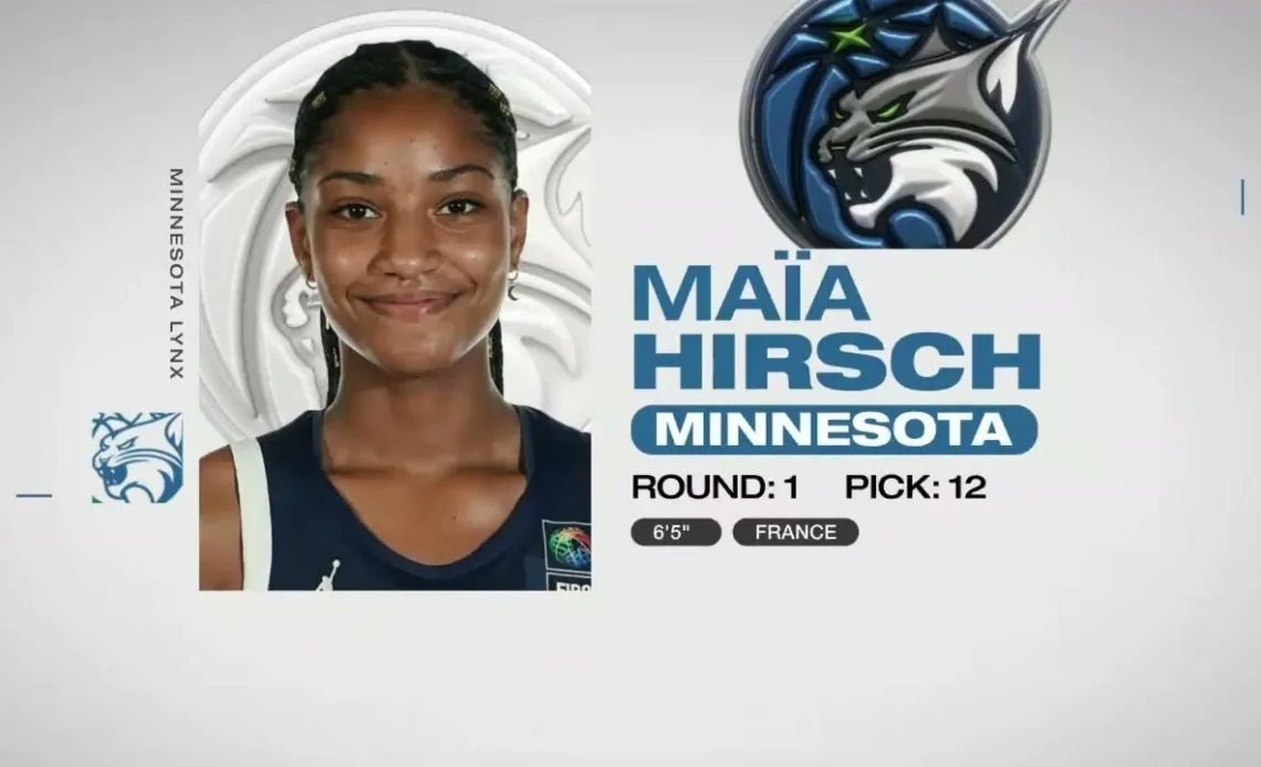 Maïa Hirsch Selected To The Minnesota Lynx With The 12th Pick In The 2023 WNBA Draft