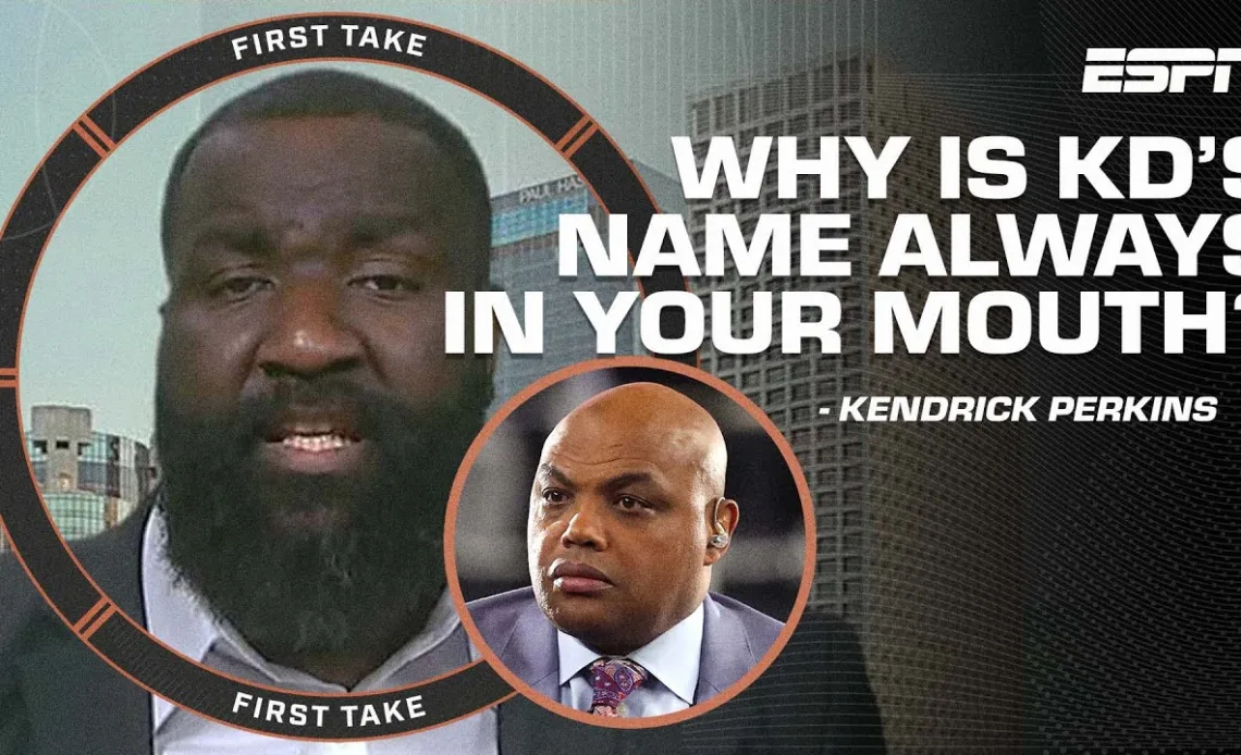Perk questions why Kevin Durant's name is always in Charles Barkley's mouth 👀🗣️ | First Take