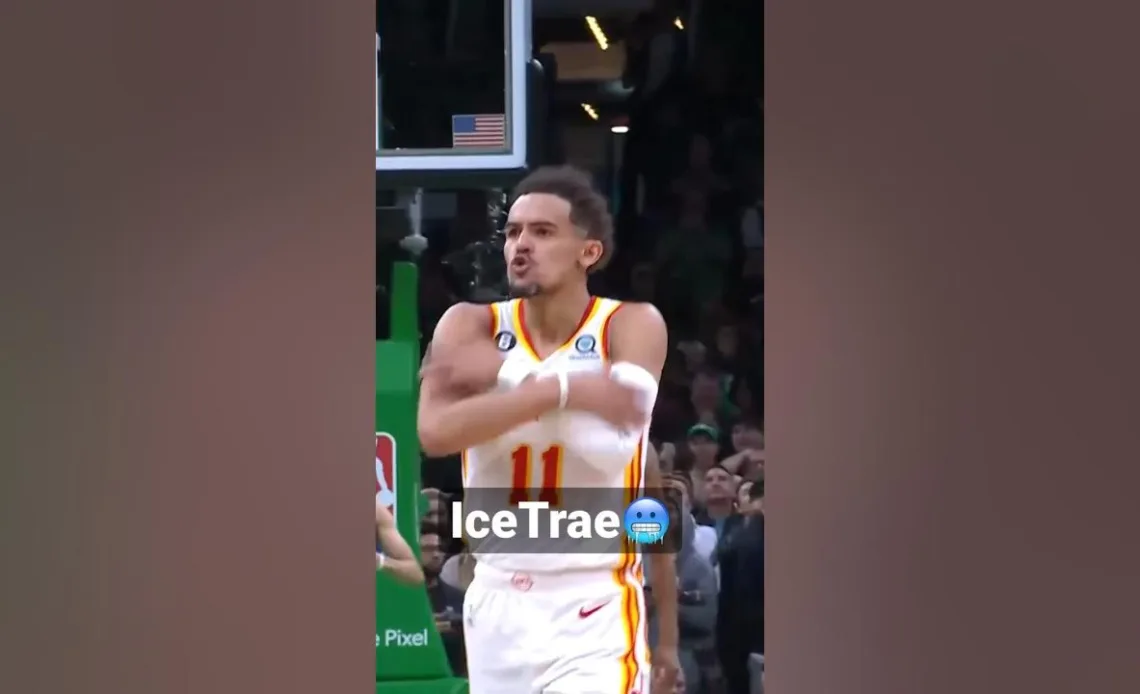 Trae Young Hits The ICE COLD Game Winning Shot! ❄️🥶 #PlayoffMode| #Shorts