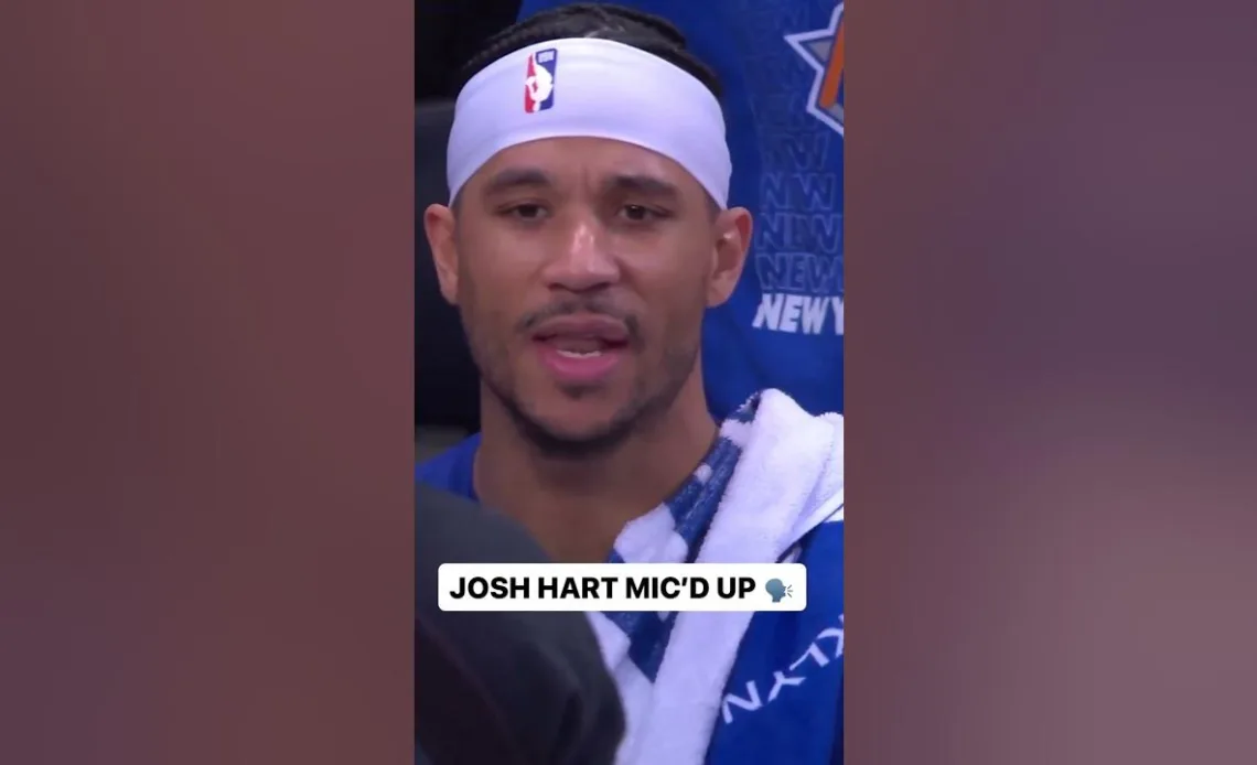 You get regular rebounds, I get rebounds that break teams 💪 Josh Hart spittin’ ✍️ (via @nyknicks/IG)