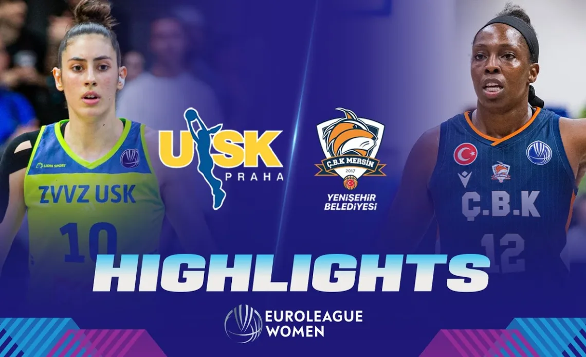 ZVVZ USK Praha v CBK Mersin Yenisehir Bld | Semi-Finals Highlights | EuroLeague Women 2022-23