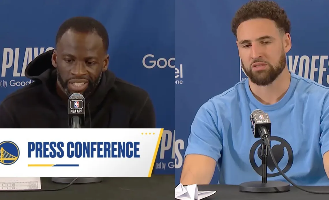 Draymond Green & Klay Thompson Discuss Warriors Game 5 Win Over Kings | April 26, 2023