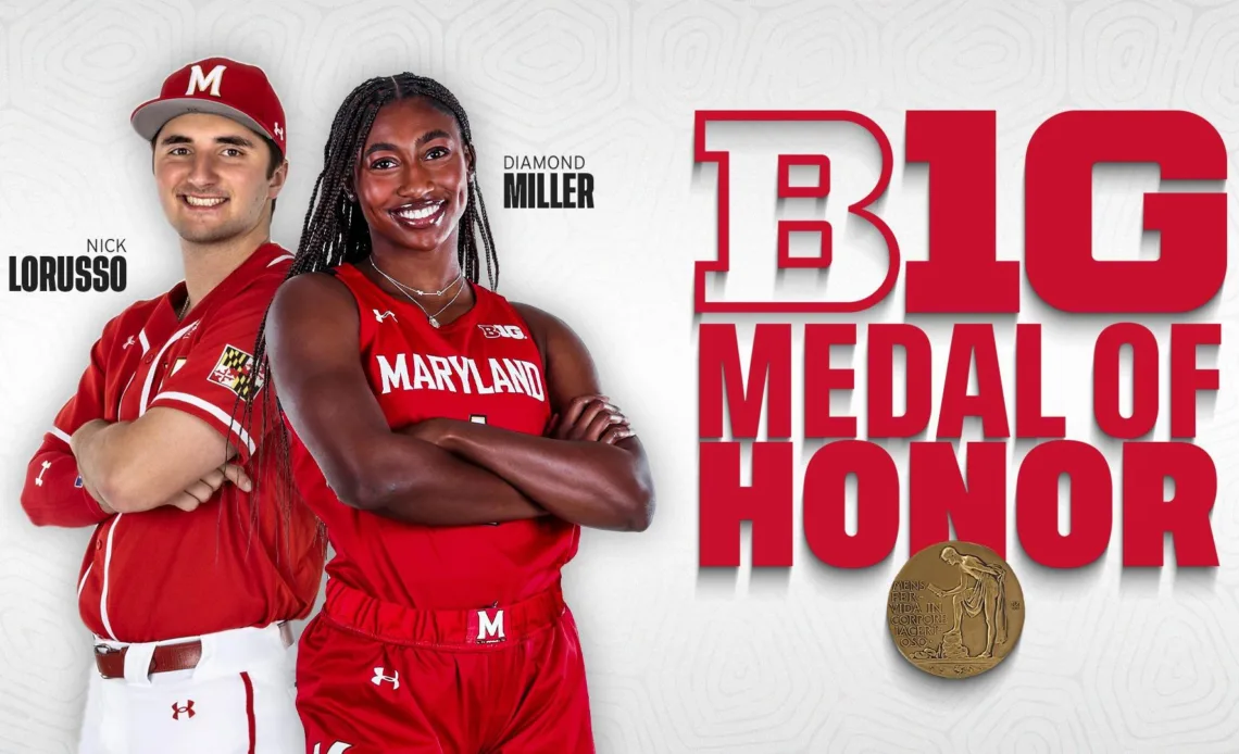 Lorusso, Miller Receive Big Ten Medals of Honor