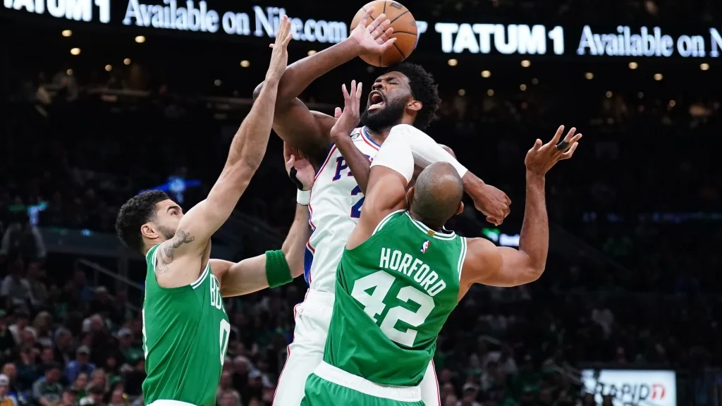 Sixers react to Joel Embiid’s return, discuss how he looked in Game 2