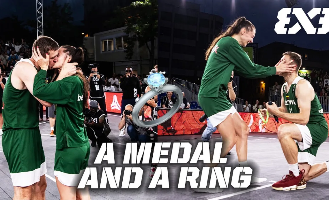 A Medal and a 💍 | Marijus & Martyna's story 🥰🫶 | FIBA3x3