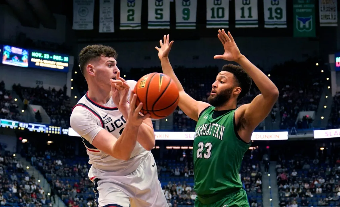 Rounding into shape: UConn’s Donovan Clingan shaking off rust after rushing back for season-opener