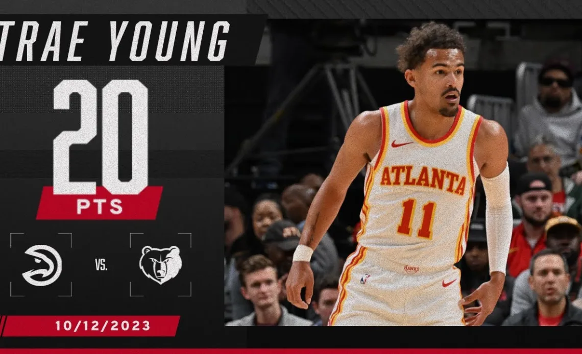 Trae Young with 20 PTS in just 18 MINUTES to lead the Atlanta Hawks 💪 | NBA on ESPN