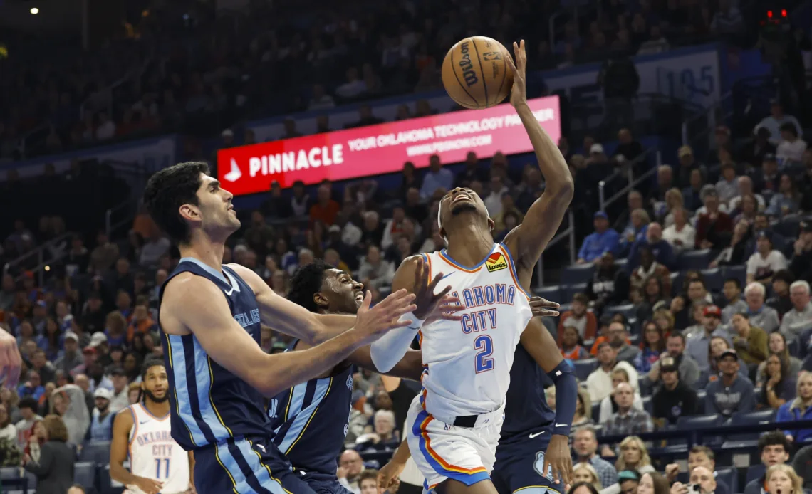 Best images from Thunder’s 116-97 win over Grizzlies