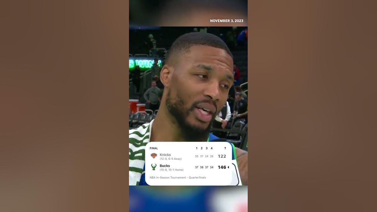 Damian Lillard called it early 🙌 Now the Bucks are indeed going to Vegas 🎲