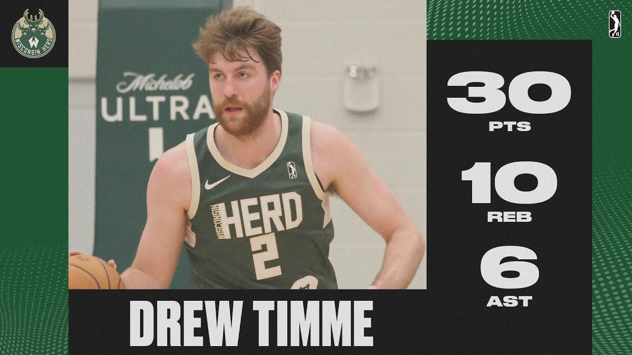 Drew Timme Records 30 PTS & 10 REB Double-Double!