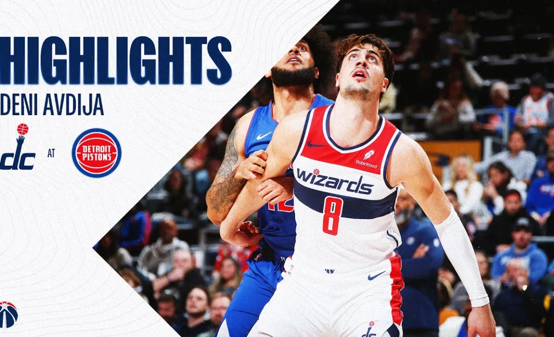 Highlights: Deni Avdija puts up 16 at Pistons | 11/27/23