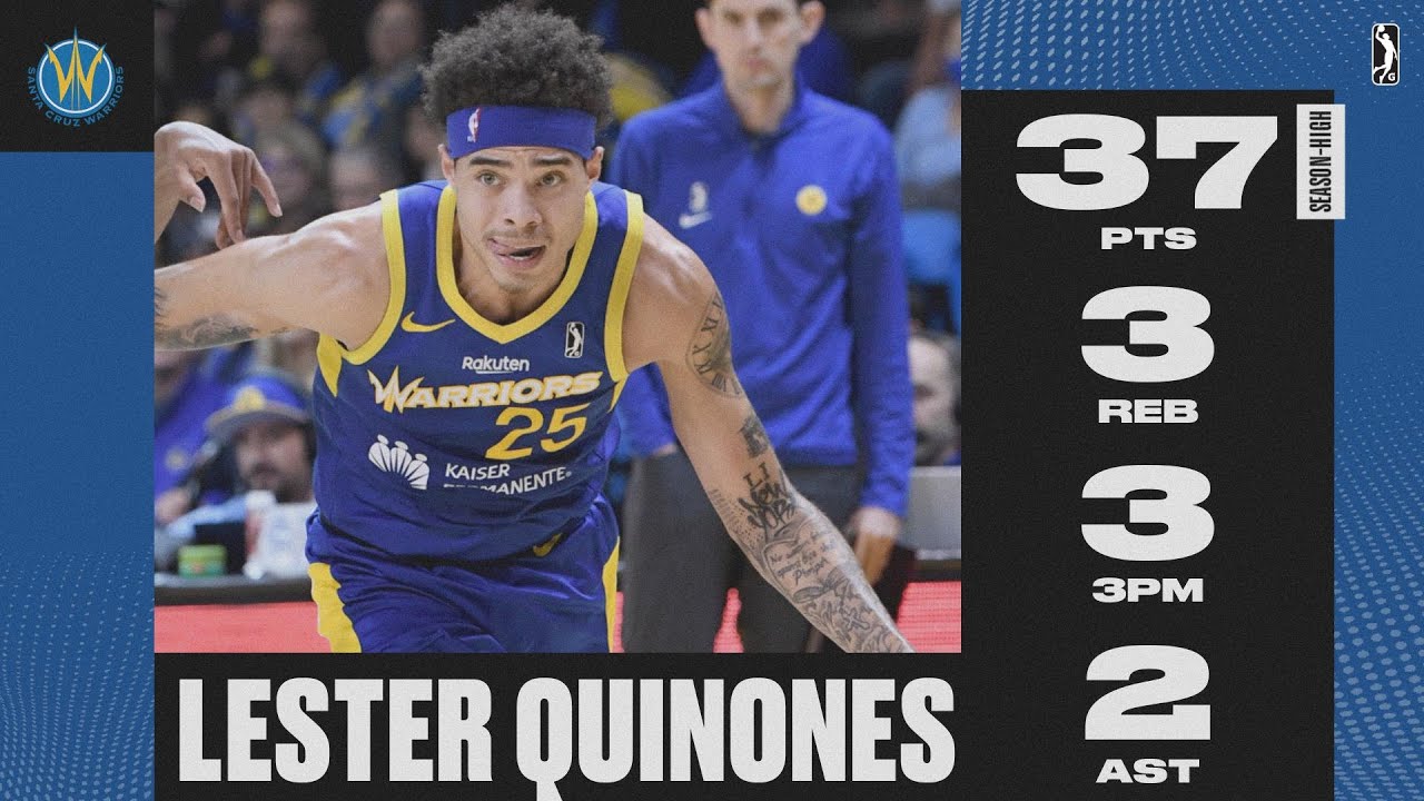 Lester Quinones Drops Season-High 37 PTS in Santa Cruz Win!